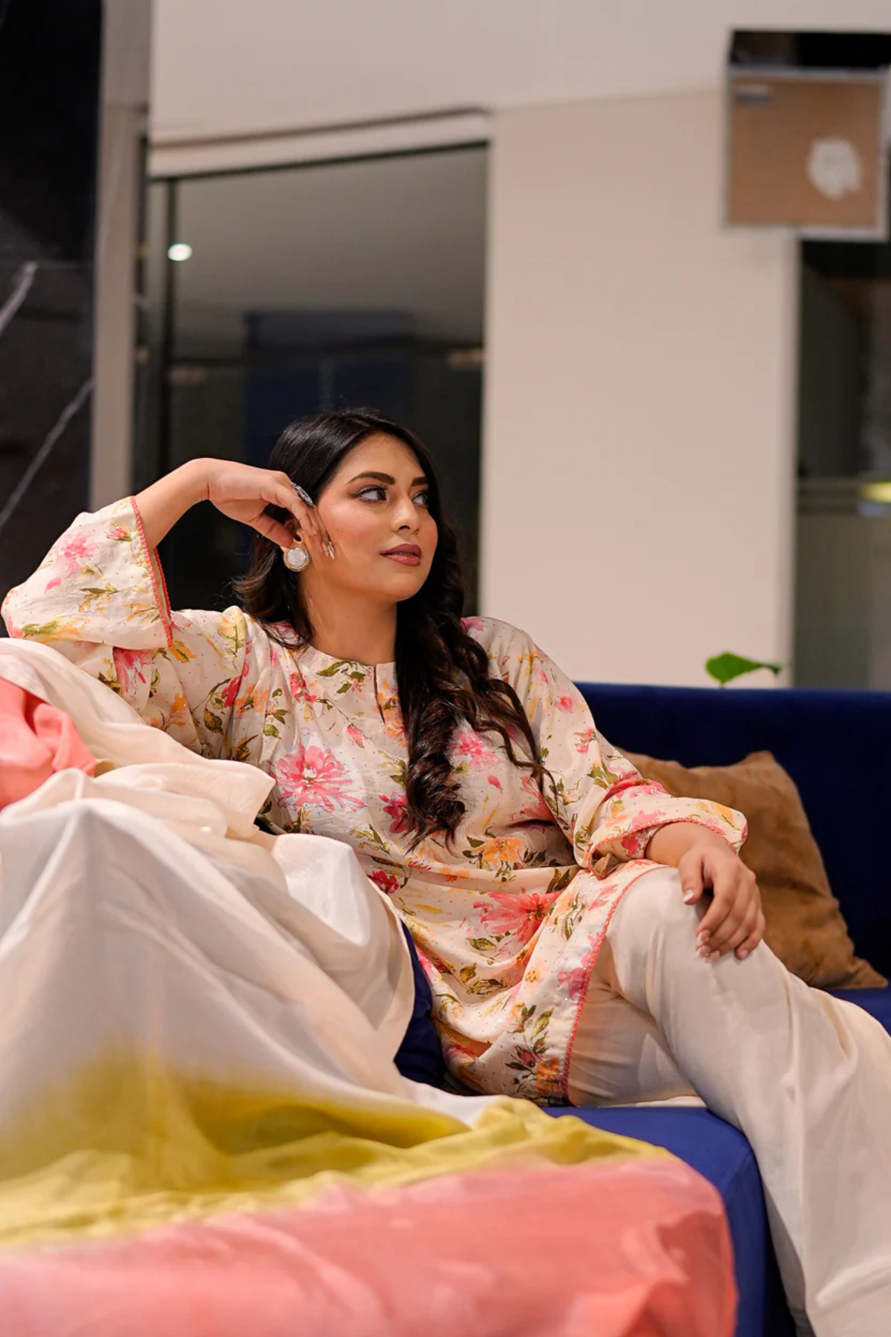 WATERCOLOR MEADOW SHORT FARSHI 2-PIECE