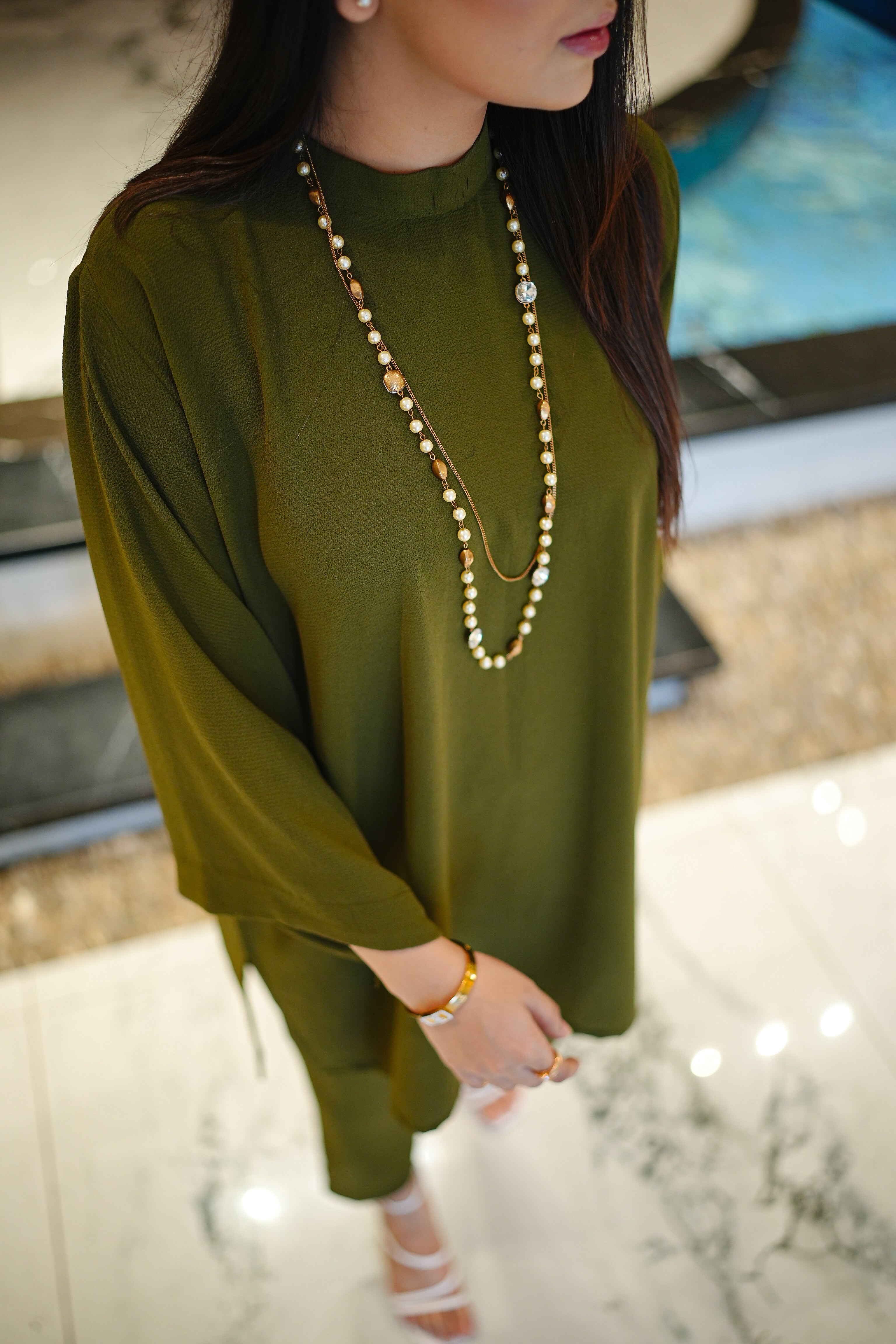 EARTHY OLIVE CO-ORD SET