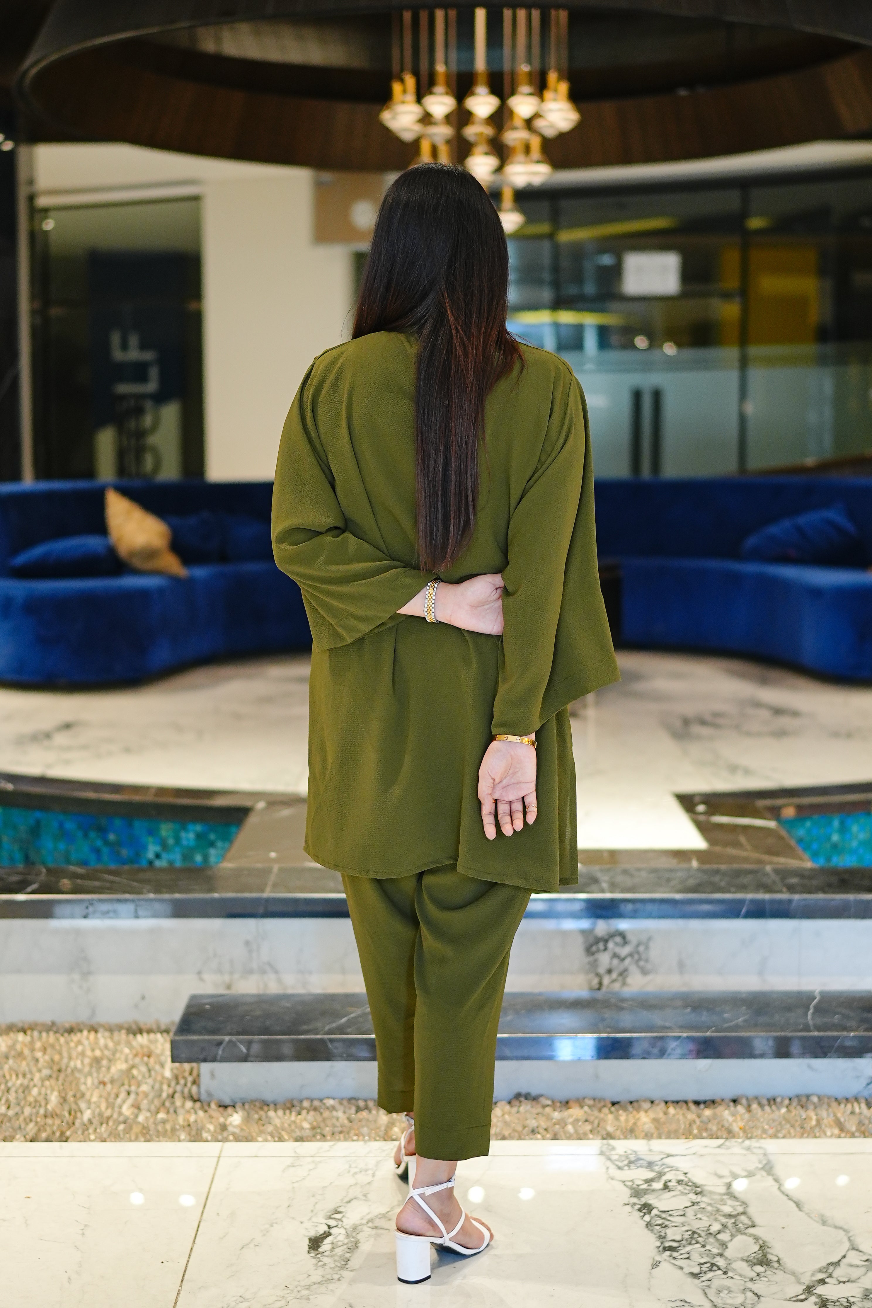 EARTHY OLIVE CO-ORD SET