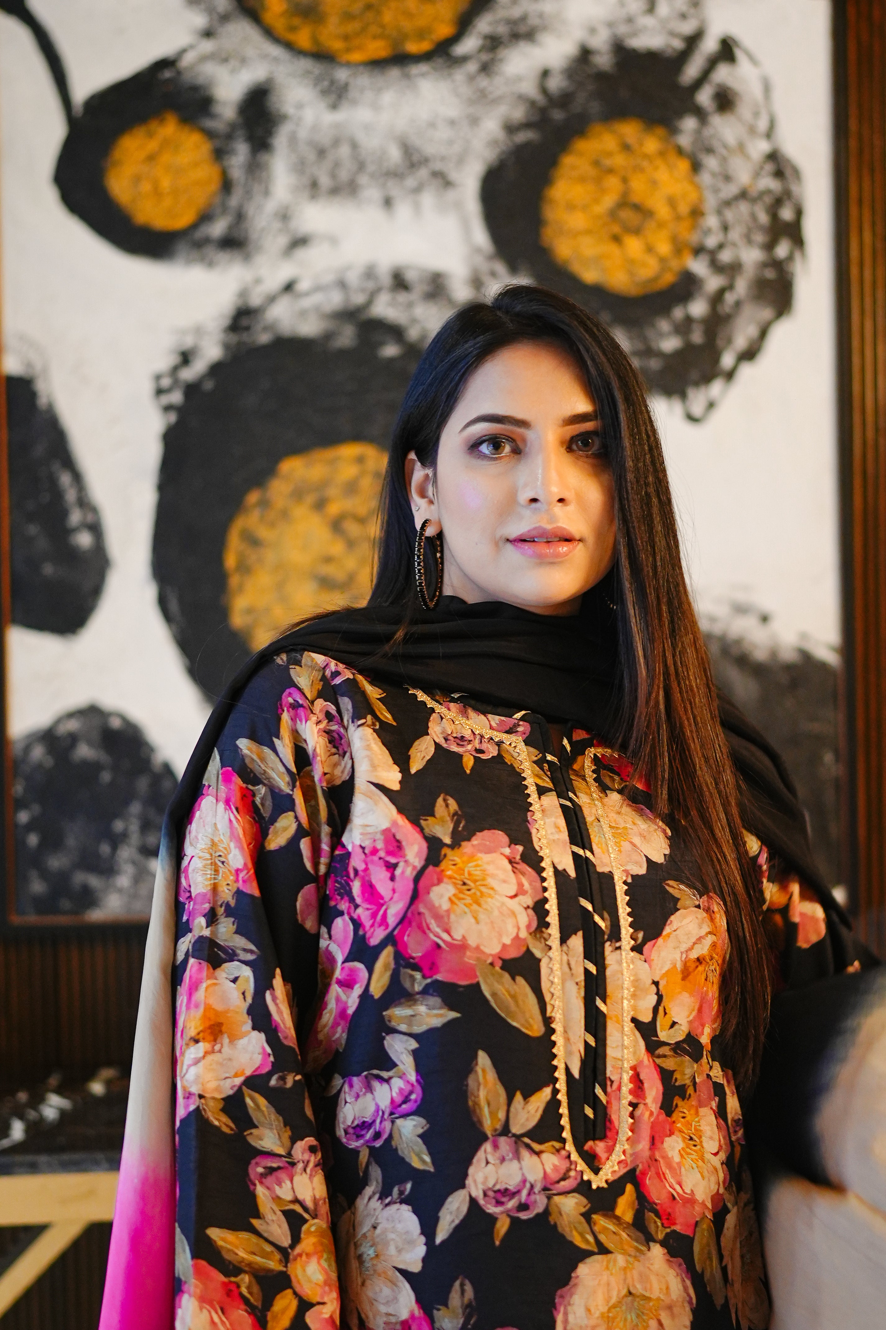 MIDNIGHT BLOOM SHALWAR SUIT