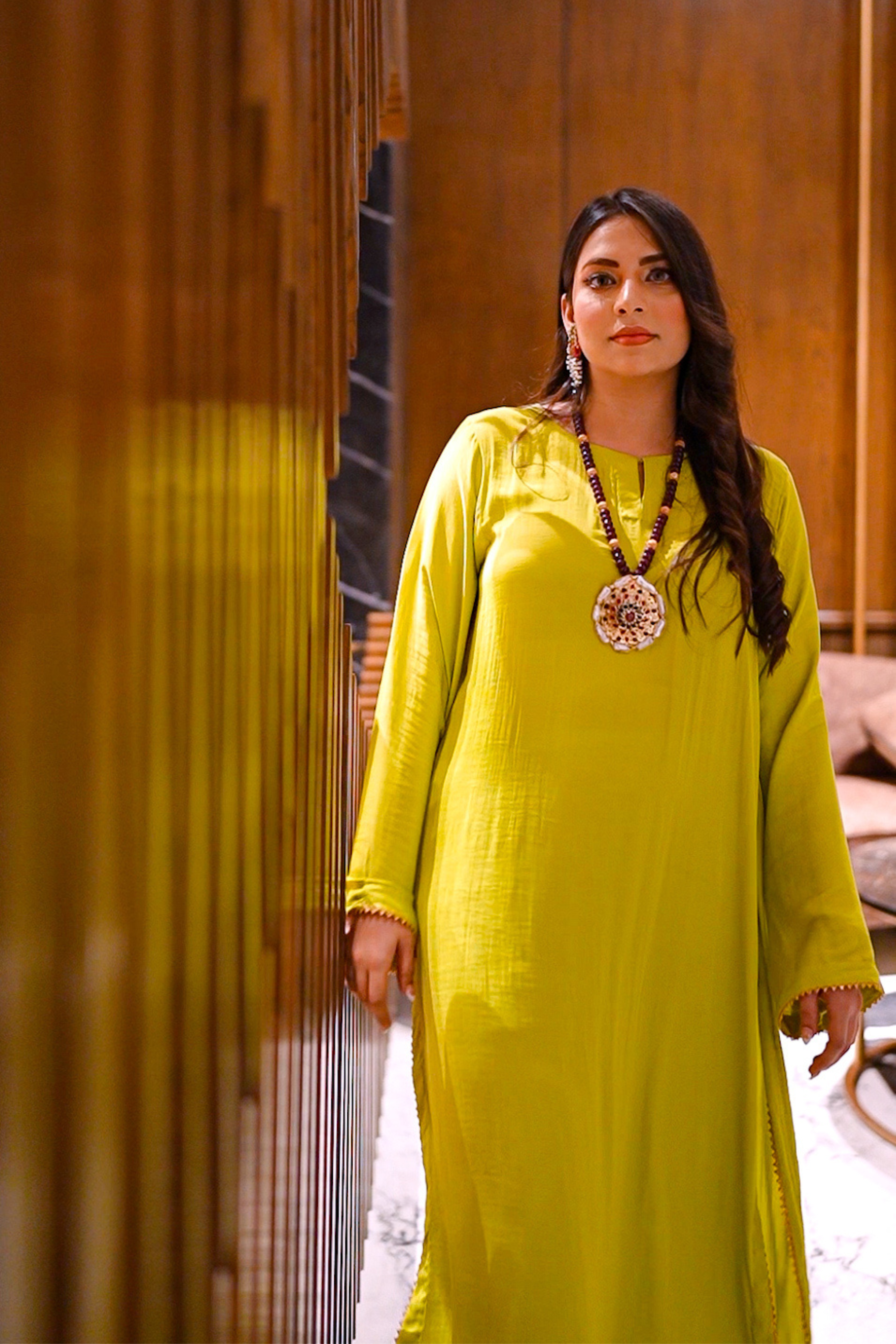 RADIANT CHARTREUSE SOLID 2-PIECE