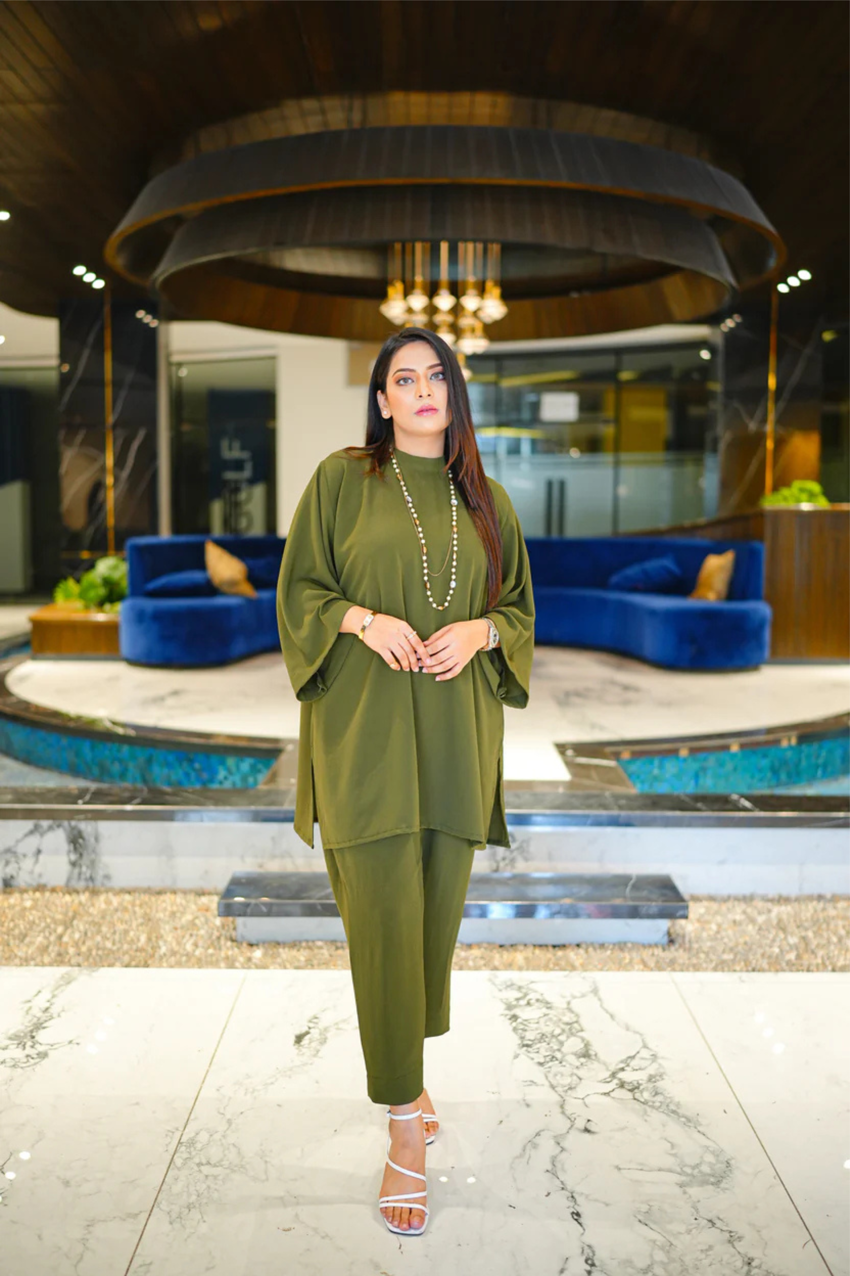 EARTHY OLIVE CO-ORD SET